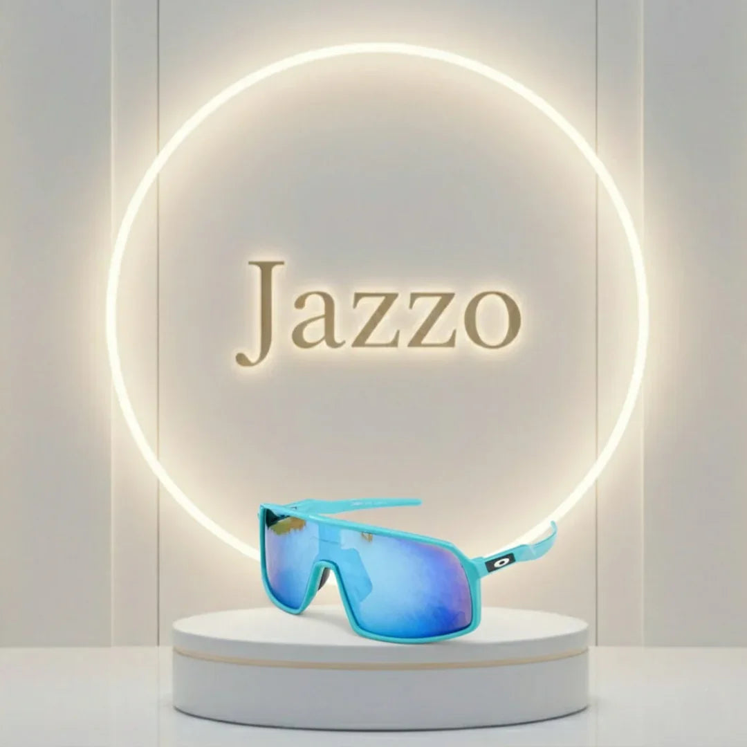 Oakley 4927 Cyan/Blue Mirrored Men's Sport Sunglass - Jazzo