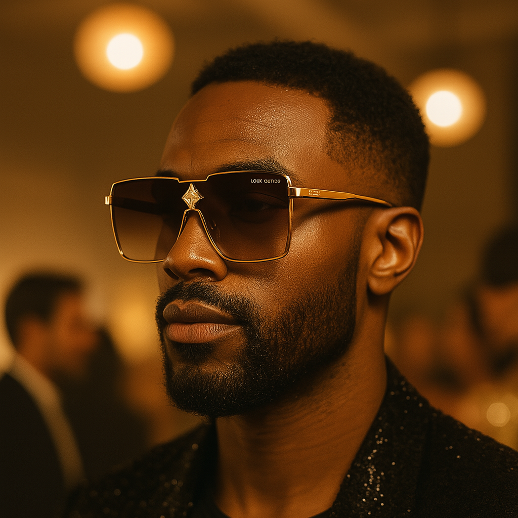 Louis Vuitton 2A621 Brown Rectangular Sunglasses – Classic Form, Luxe Appeal