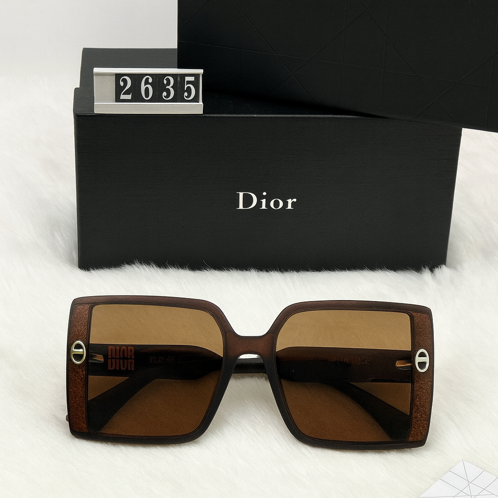 Dior BC4018 Square Polarized Sunglasses – Eco-Chic with Modern Clarity