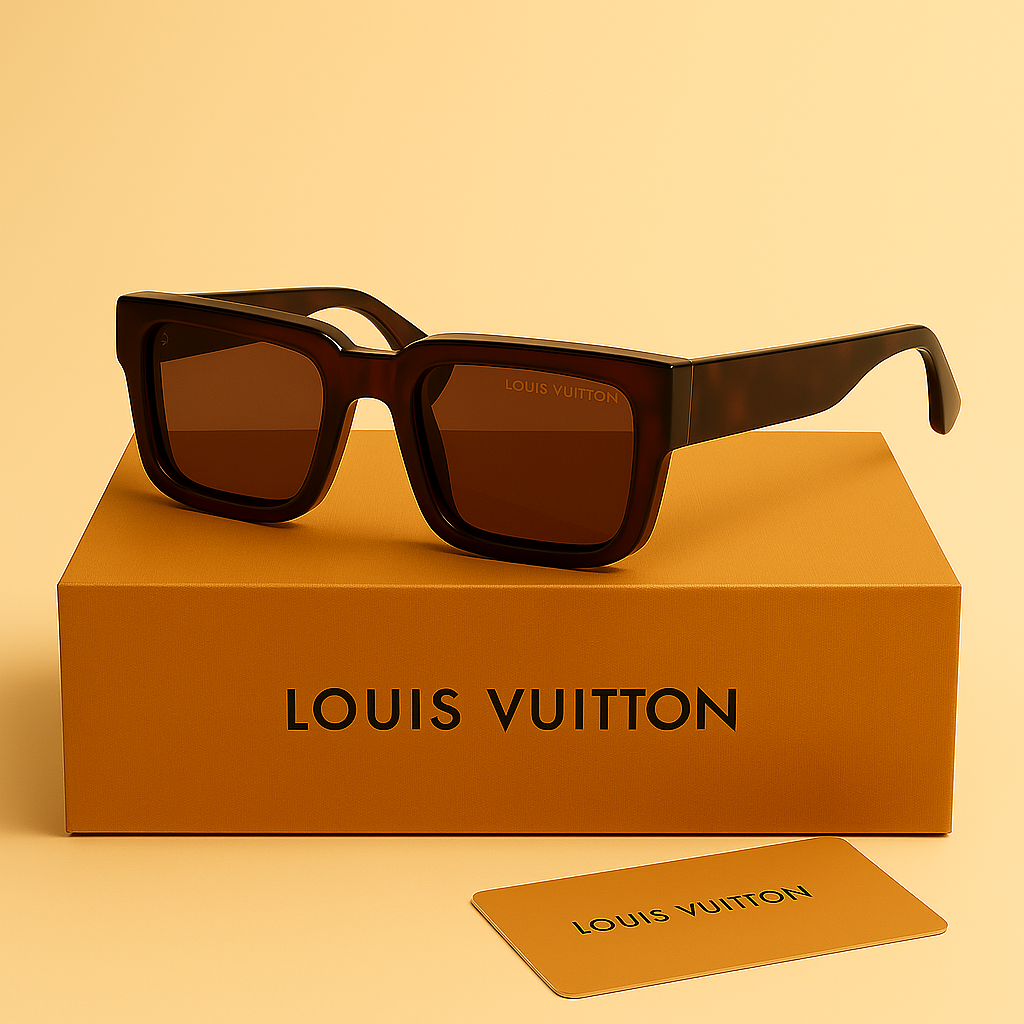 Louis Vuitton LV 1739 Red Square Polarised Sunglasses – Luxury Style with Everyday Function