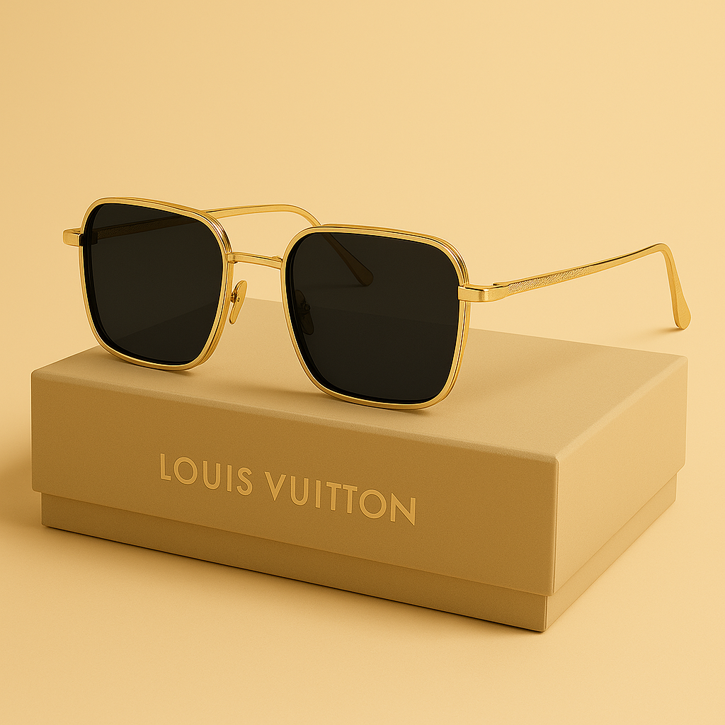 Louis Vuitton HC-1192 Unisex Hexagon Sunglasses