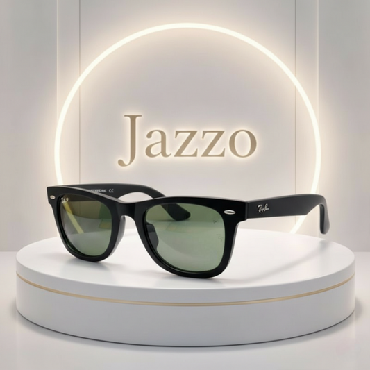Ray-Ban Classic Wayferer Unisex Sunglass – Premium Black & Tortoise Frame Styles Model 2140 - Jazzo