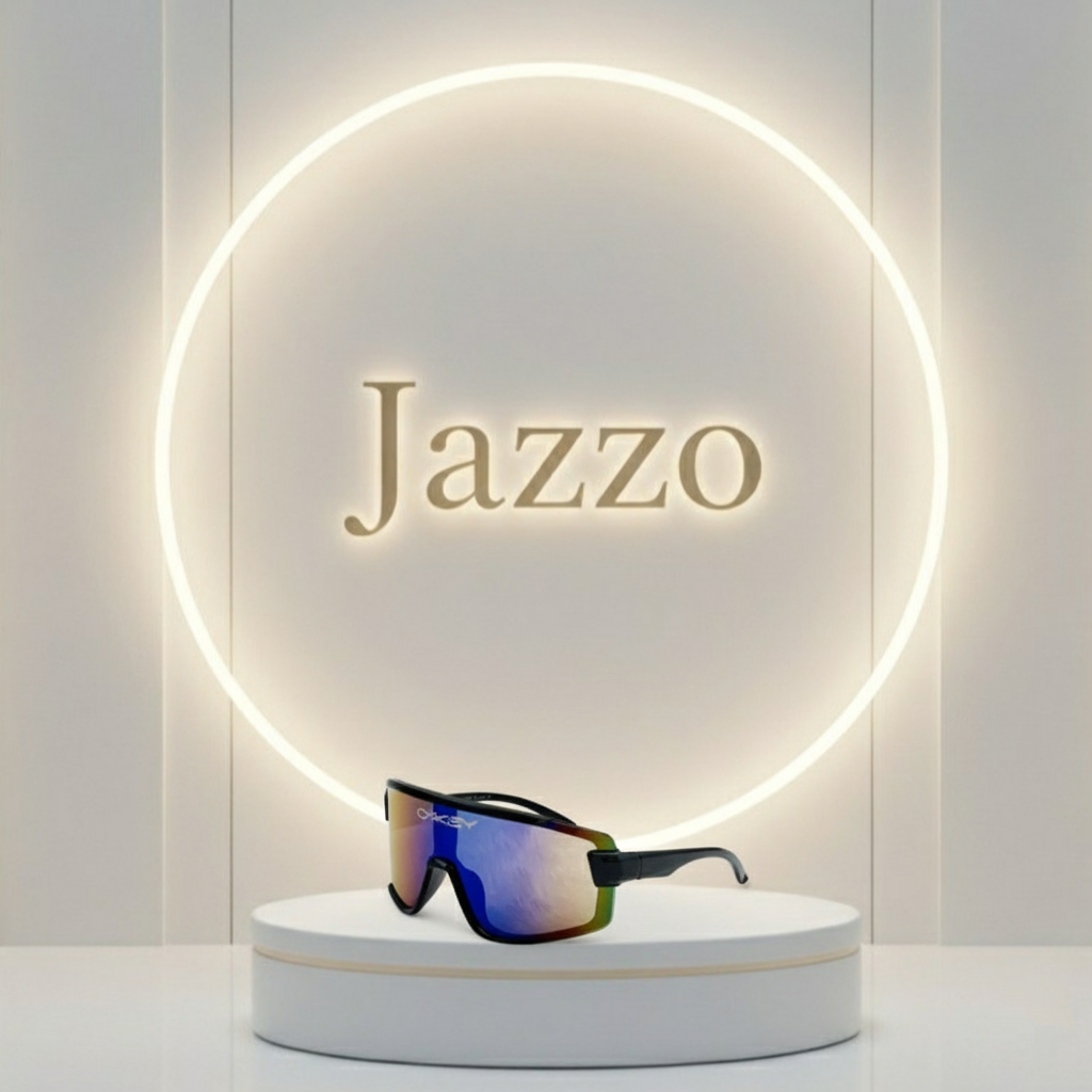 Okaley 8302 Blue Performance Sport Shield Sunglass for Men - Jazzo