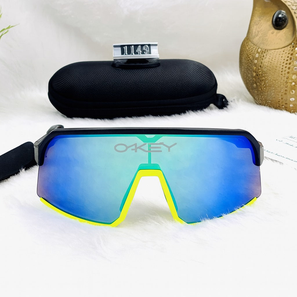 Oakley 1149 Sports Sunglasses – Blue | High-Performance Eyewear