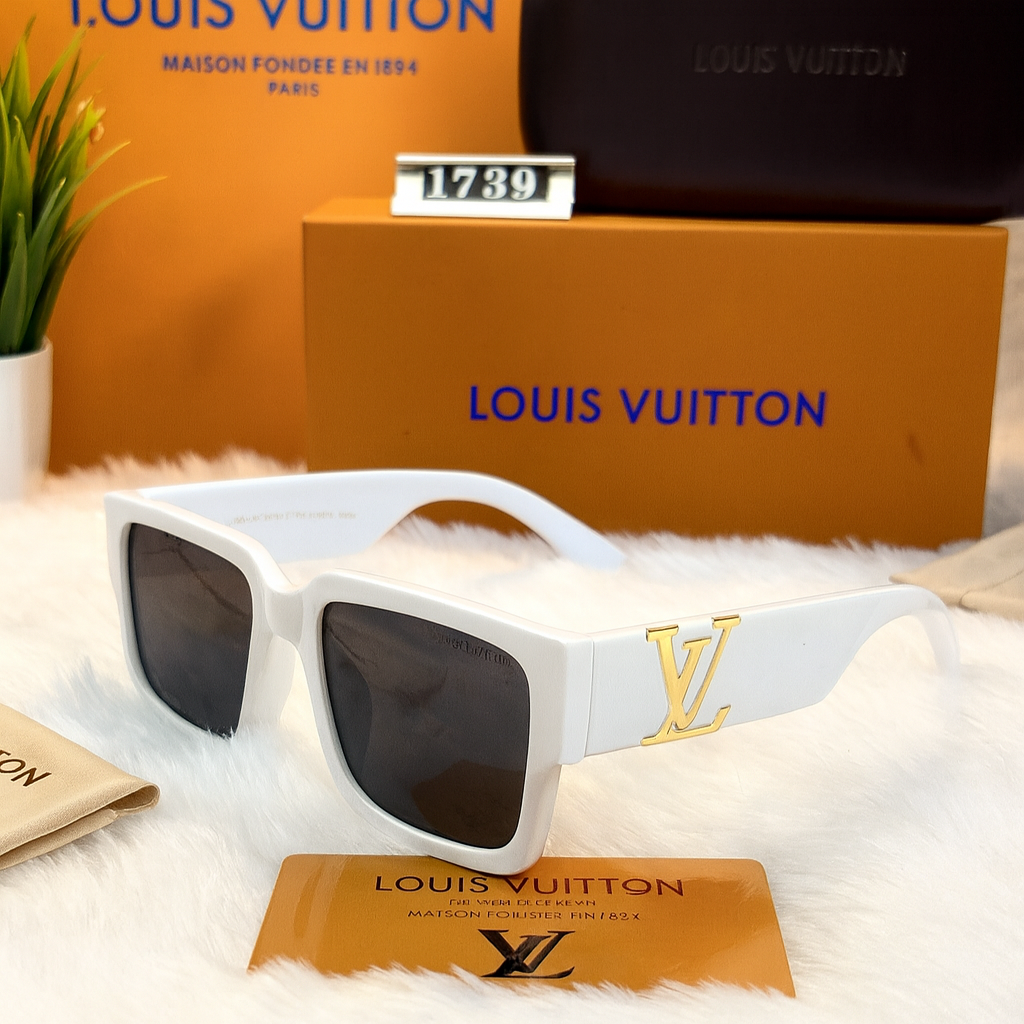 Louis Vuitton 1739 White Frame Sunglasses – Effortless Luxury, Everyday Edge