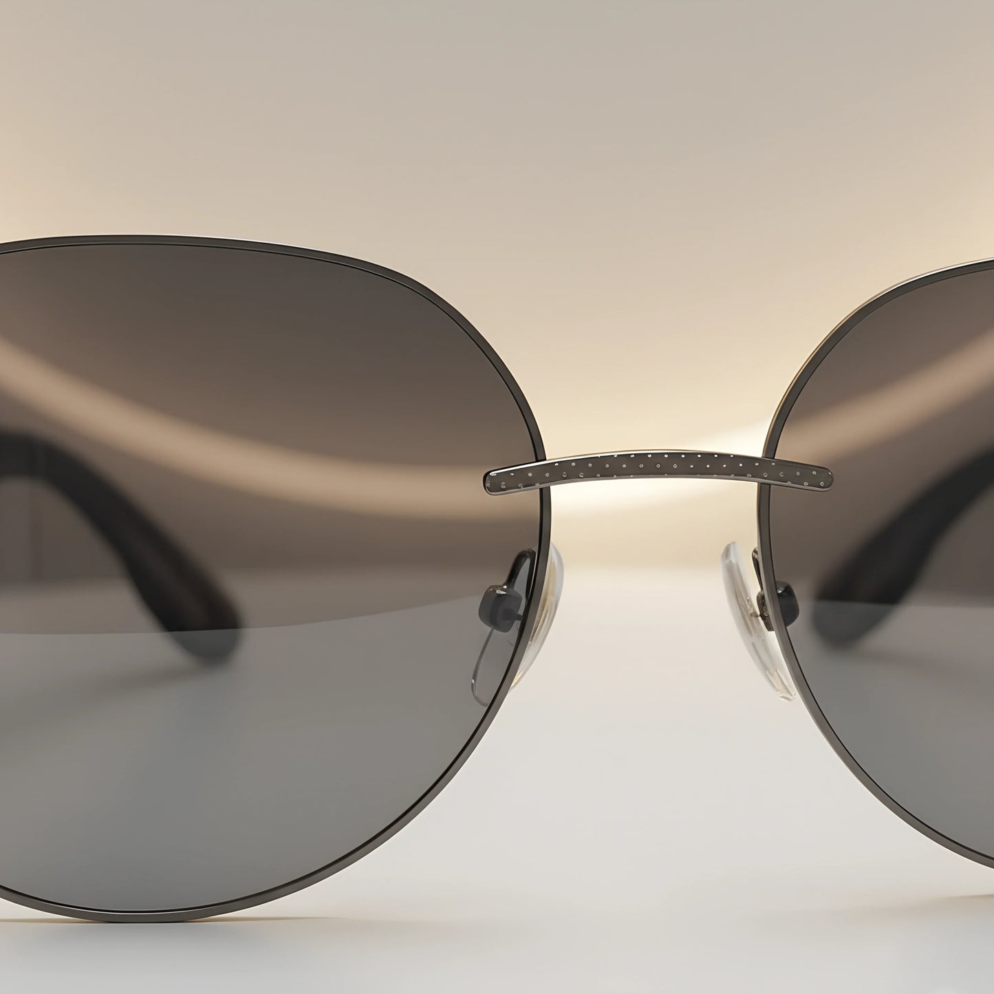 Maybach 38 Brown Gradient Women Rimless Sunglasses - Jazzo