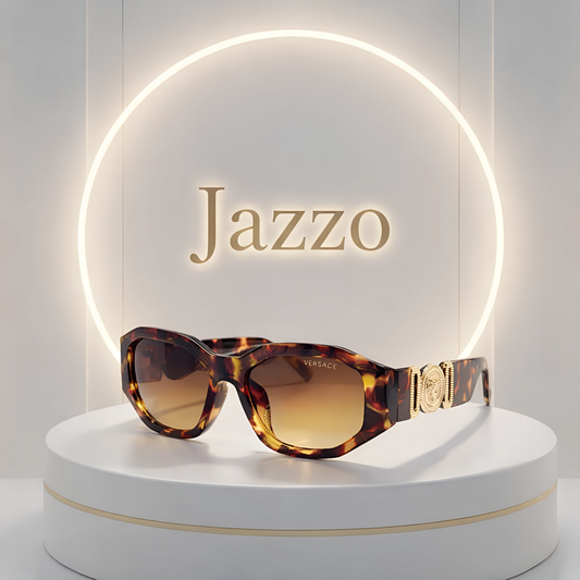 Versace Medusa Biggie Geometric Womenโs Round Sunglasses - Jazzo