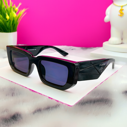 PRADA Symbole 98045 Square Sunglasses – Bold Luxury with Full UV Protection