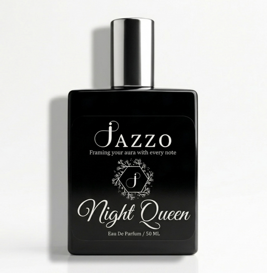 Jazzo Night Queen Long Lasting Luxury Perfume for Men & Women 50ML – Premium Body Scent Fragrance for Daily Wear - NO-0150ML