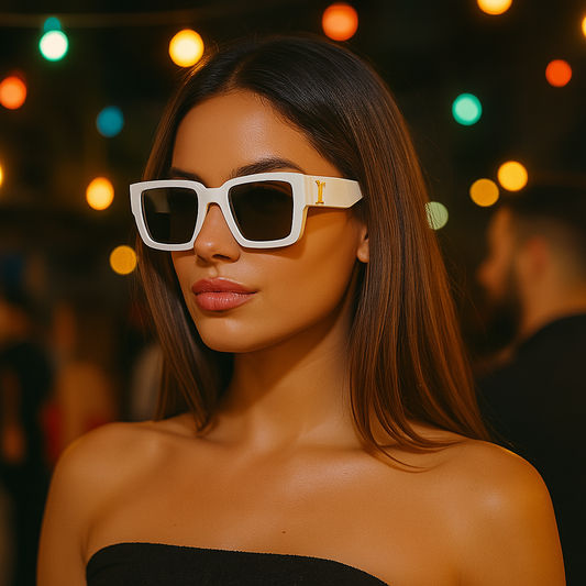 Louis Vuitton 1739 White Frame Sunglasses – Effortless Luxury, Everyday Edge