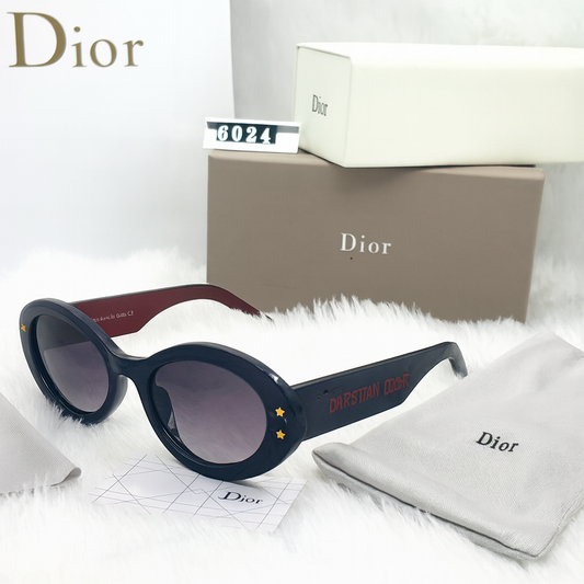 Dior Pacific 6024 Sunglasses – Modern Oval Frames with Iconic Dior Detailing