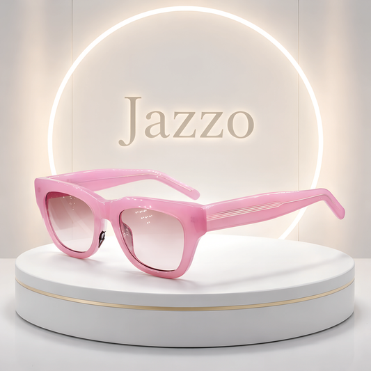 Prada-Inspired Geometric Bold – Premium Chunky Unisex Sunglasses - Jazzo