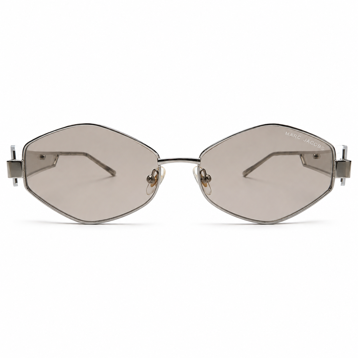 Marc Jacobs 98221 Luxury Designer Sunglasses for Women – Premium Glossy Tortoiseshell Acetate with Bold Thick Frame & Brown Gradient UV400 Protection Lenses