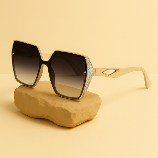 PRADA The Glint Block Oversized Sunglasses