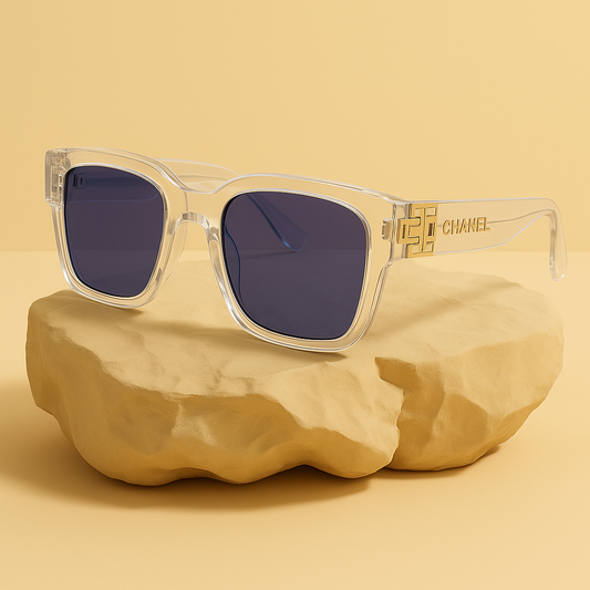 CHANEL 407 Unisex Retro Square Sunglasses