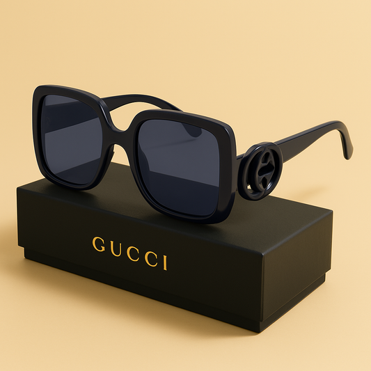 GUCCI Women's Fashion Oversized Square Sunglasses
