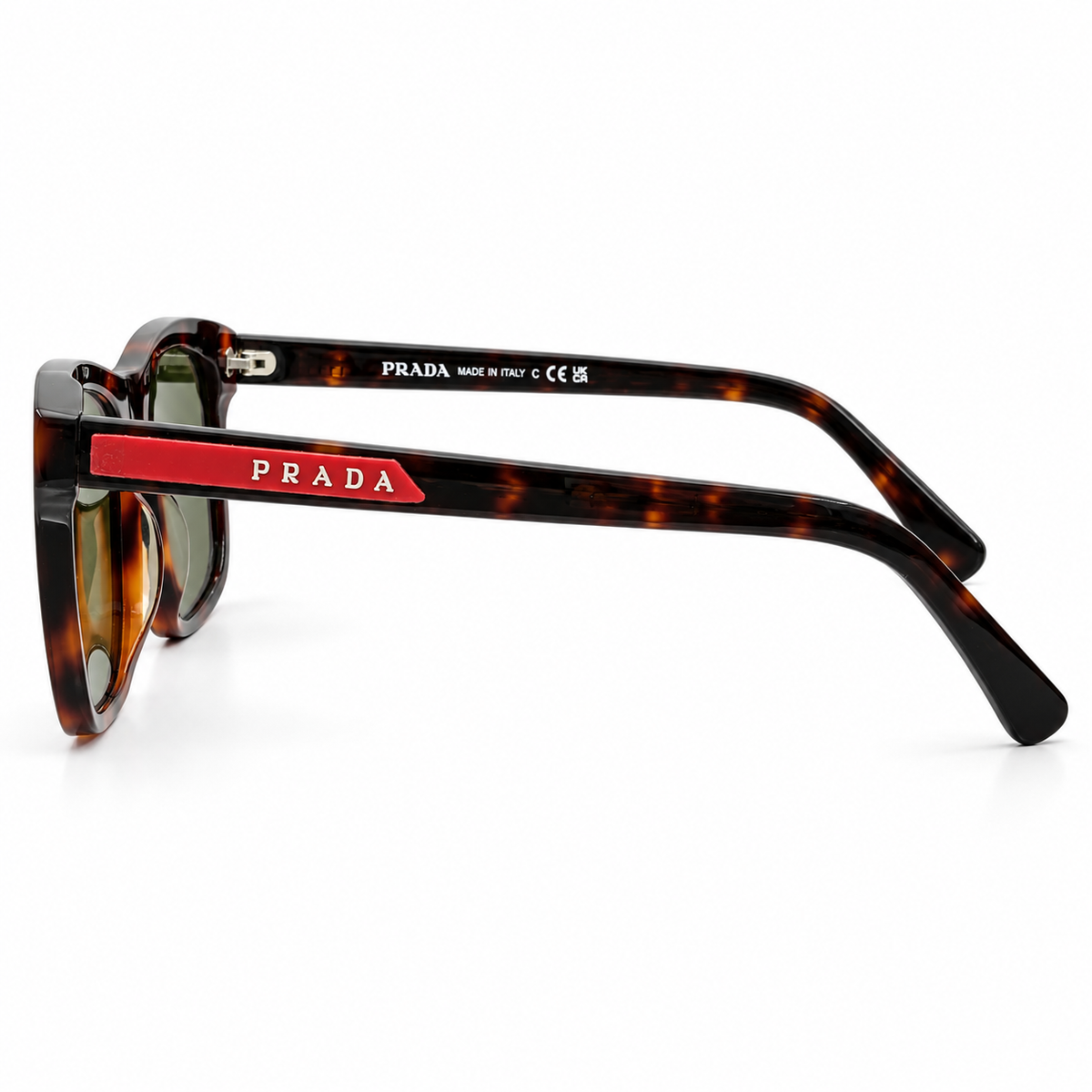 Prada green lens sunglasses
