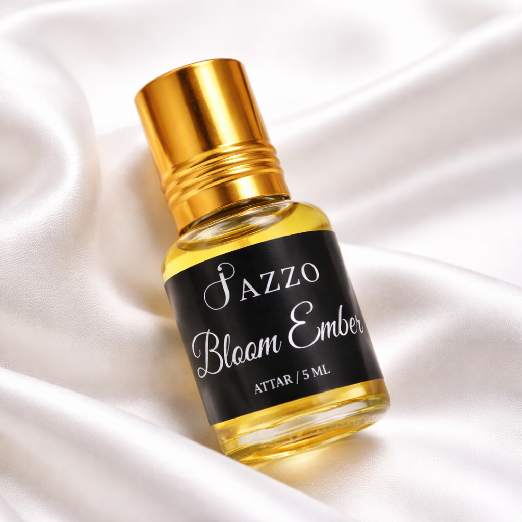 Jazzo Bloom Ember Attar for Women – Long Lasting Floral Perfume Oil (5ml) - Jazzo