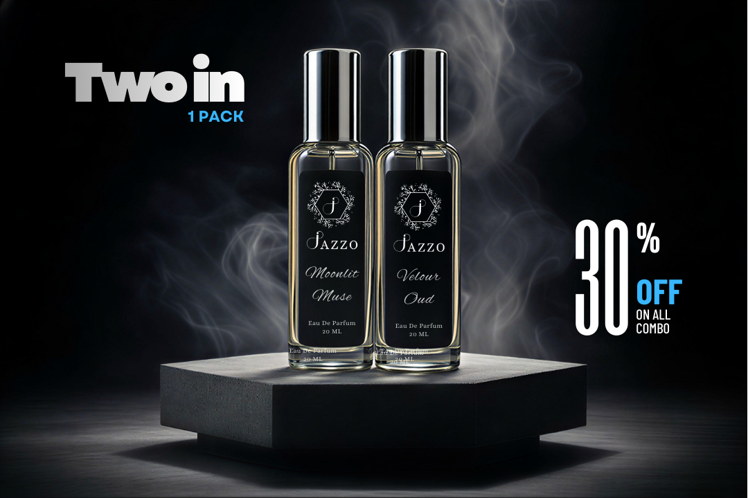 Jazzo Moonlit Muse & Velour Oud – Luxury Women’s Attar/Perfume Combo Pack - Jazzo