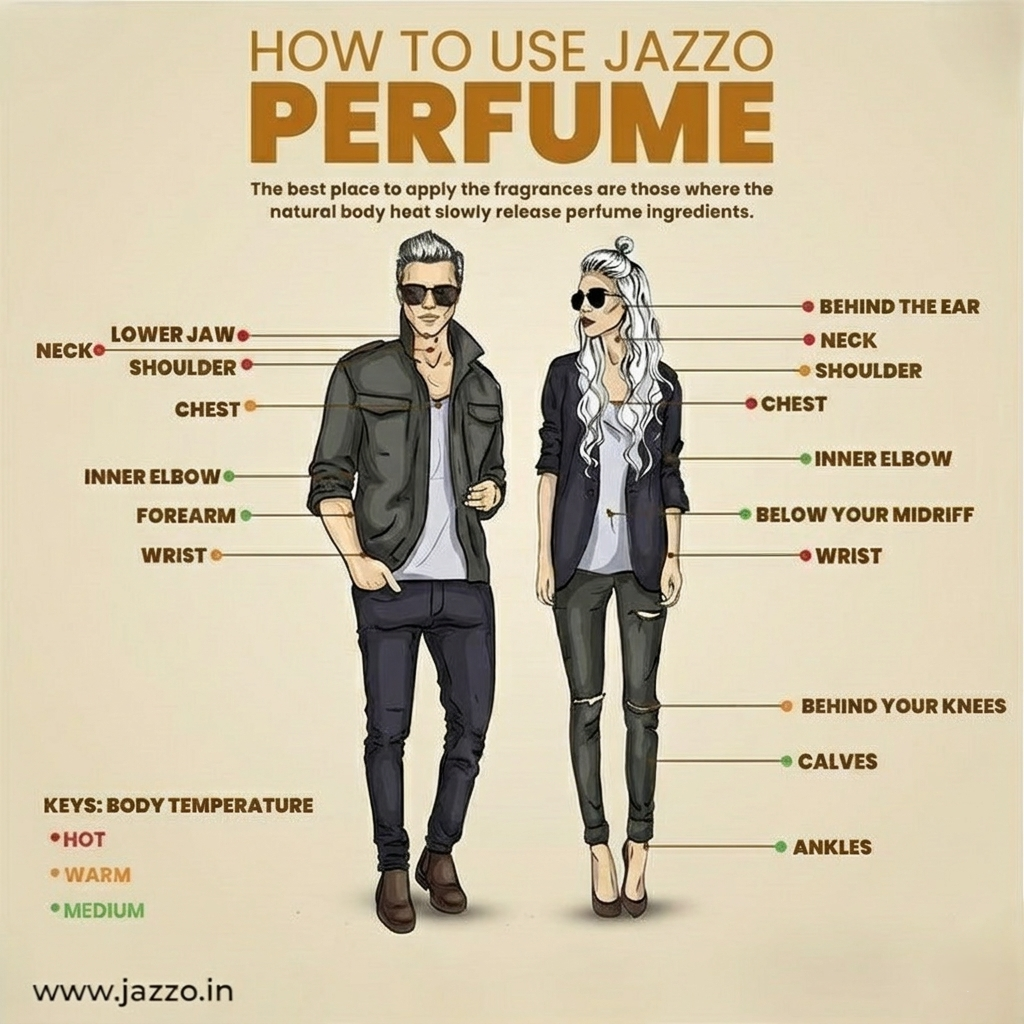 Jazzo Vaani Oud Long Lasting Luxury Perfume for Men & Women 50ML – Premium Oud Fragrance Body Scent for Daily Wear - VO-0150ML