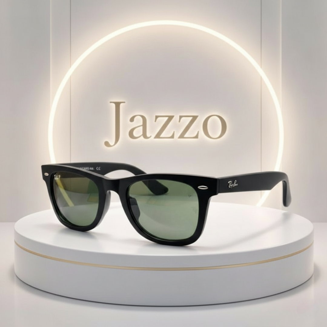 Ray-Ban Classic Wayferer Unisex Sunglass – Premium Black & Tortoise Frame Styles Model 2140 - Jazzo