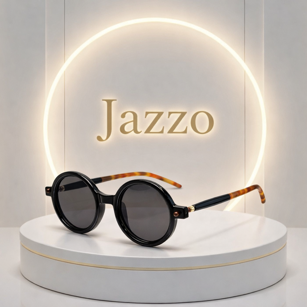 Marc Jacobs Round Sunglasses Black and Tortoise Luxury Designer UV Protection Sunglasses