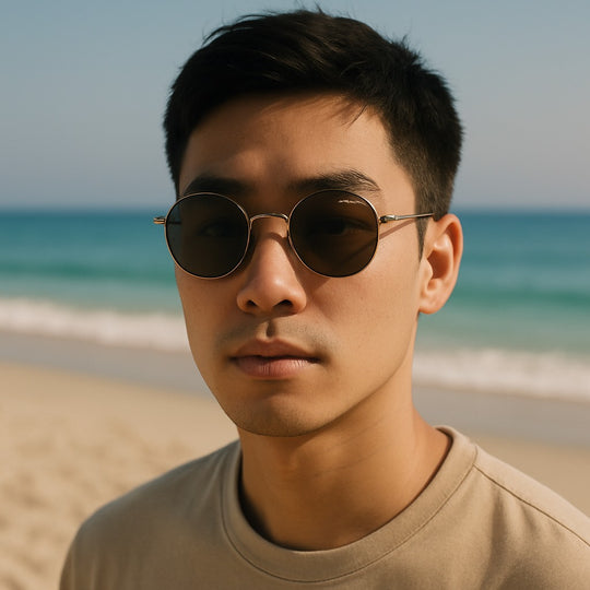Omega 674 Round Sunglasses – Retro Elegance with Everyday Utility