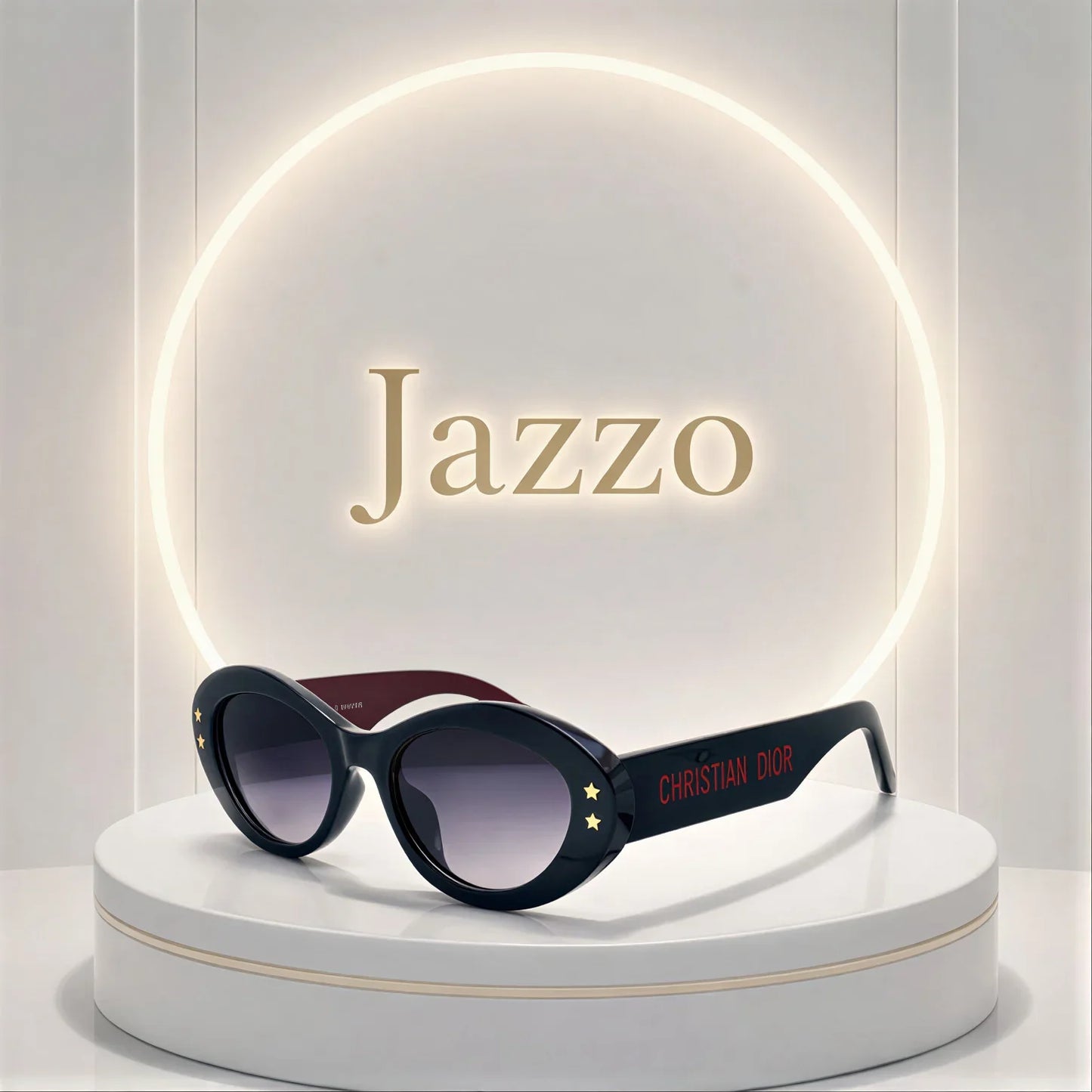 Dior Pacific 6024 Sunglasses – Modern Oval Frames with Iconic Dior Detailing - Jazzo