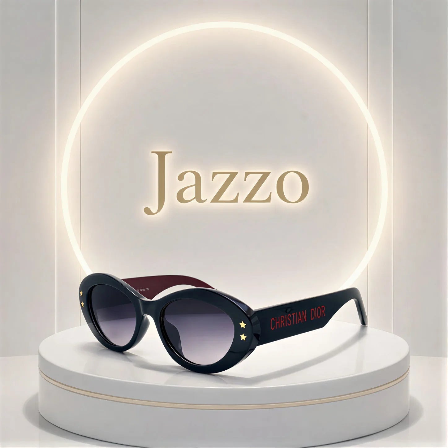 Dior Pacific 6024 Sunglasses – Modern Oval Frames with Iconic Dior Detailing - Jazzo