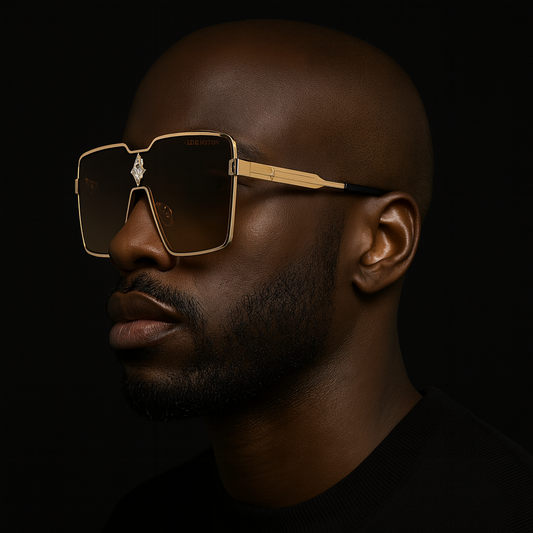 Louis Vuitton 2A621 Brown Rectangular Sunglasses – Classic Form, Luxe Appeal