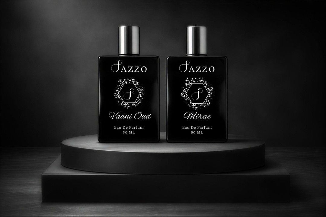 Jazzo Luxury Women’s Attar/Perfume Combo – Vaani Oud & Mirae | Premium Long-Lasting Fragrance Set - Jazzo
