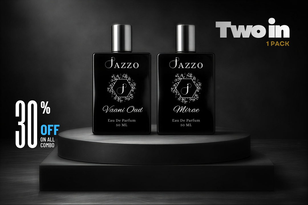 Jazzo Luxury Women’s Attar/Perfume Combo – Vaani Oud & Mirae | Premium Long-Lasting Fragrance Set - Jazzo