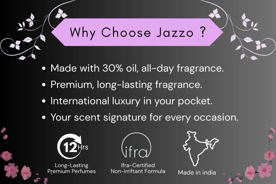 Jazzo Bloom Ember & Night Queen – Luxury Women’s Attar/Perfume Combo - Jazzo