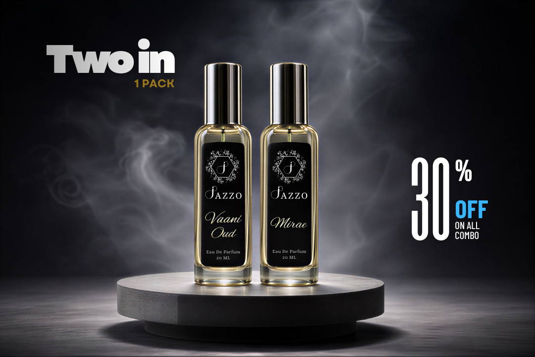 Jazzo Luxury Women’s Attar/Perfume Combo – Vaani Oud & Mirae | Premium Long-Lasting Fragrance Set - Jazzo