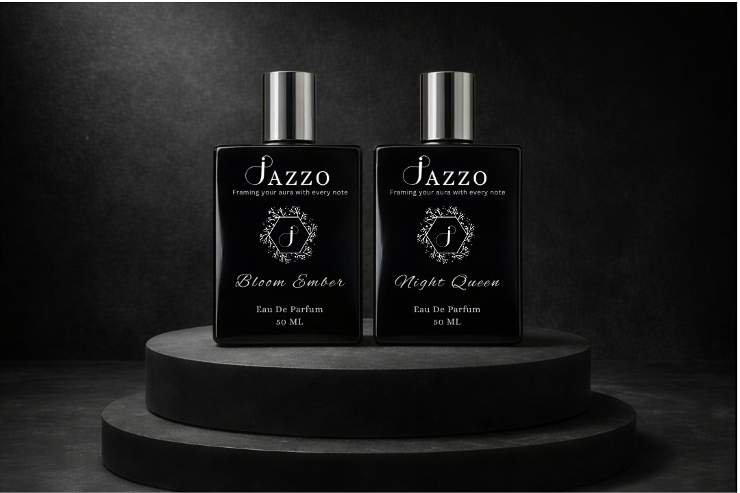 Jazzo Bloom Ember & Night Queen – Luxury Women’s Attar/Perfume Combo - Jazzo