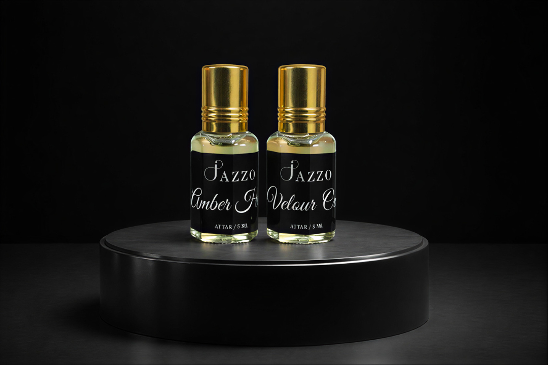 Jazzo Unisex Luxury Combo – Amber Haze & Velour Oud Perfume Set - Jazzo