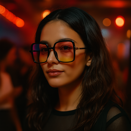 Christian Dior 2088 Sunglasses – Black and Gold Frame with Pink Gradient Lenses