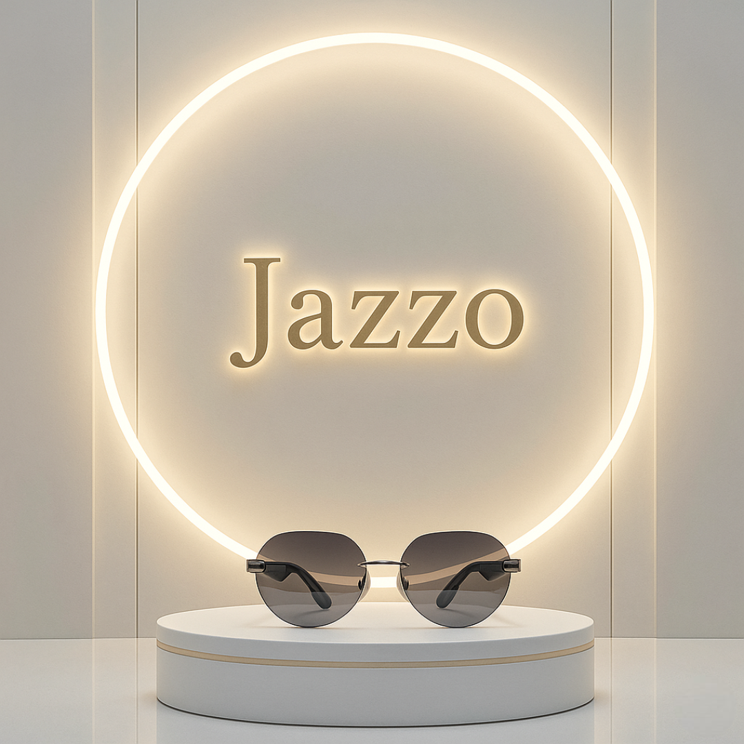 Maybach 38 Brown Gradient Women Rimless Sunglasses