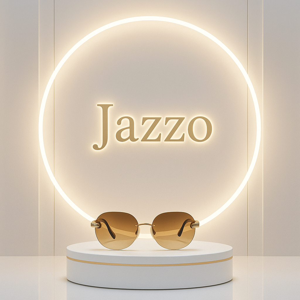 Maybach 38 Brown Gradient Women Rimless Sunglasses