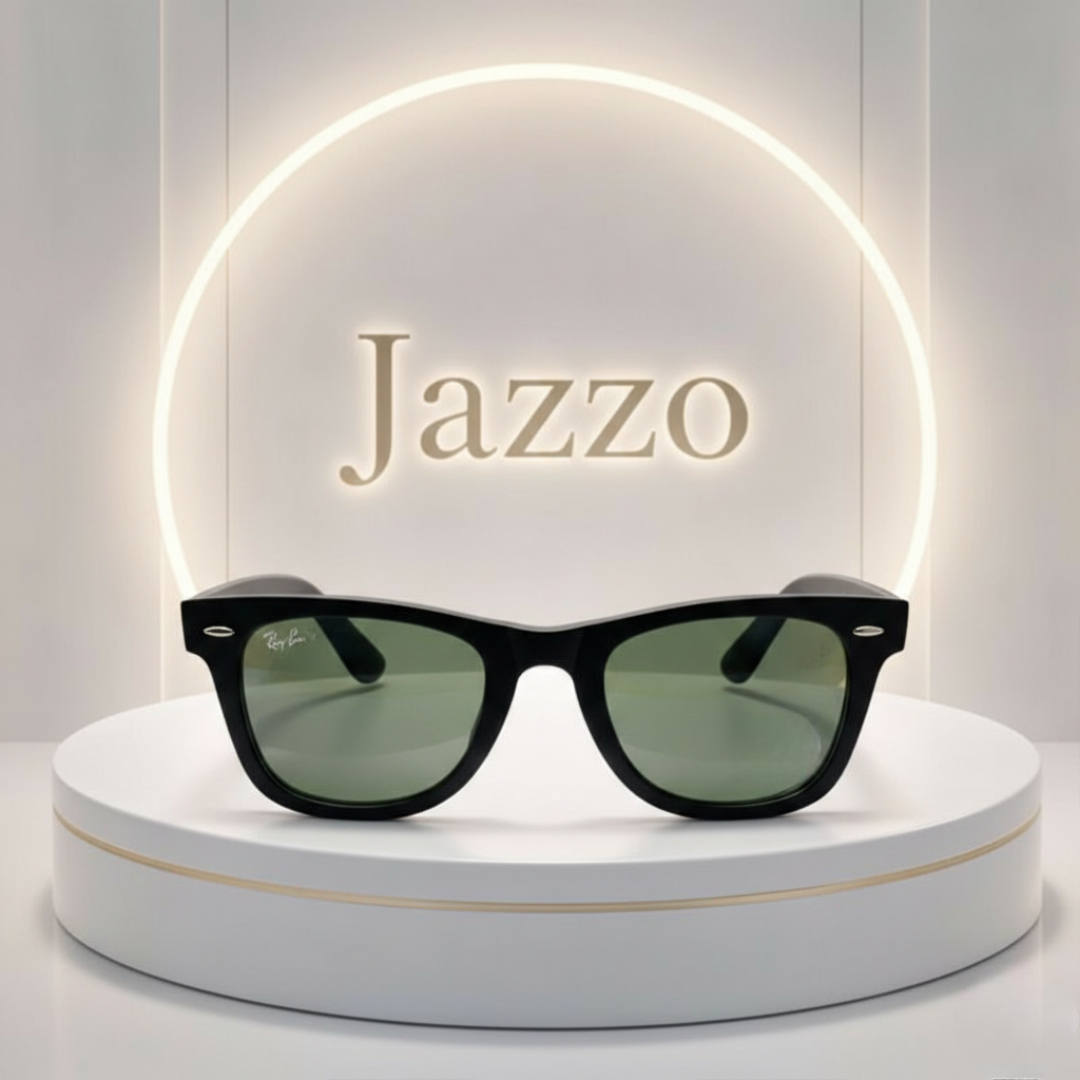 Ray-Ban Classic Wayferer Unisex Sunglass – Premium Black & Tortoise Frame Styles Model 2140 - Jazzo