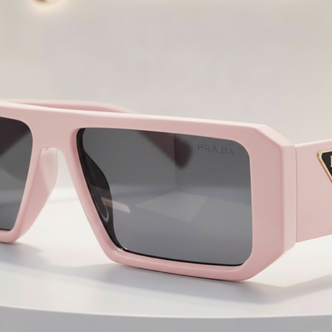 Prada 6032 | Bold Geometric Runway Sunglasses with Multi-Colors - Jazzo