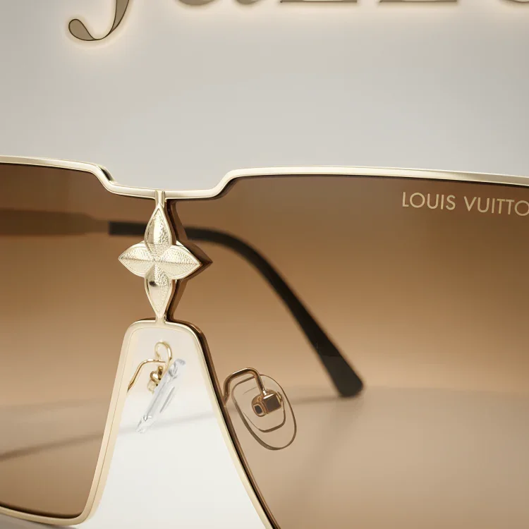 Louis Vuitton 2A621 Multi Colors Rectangular Sunglasses For Women's - Jazzo