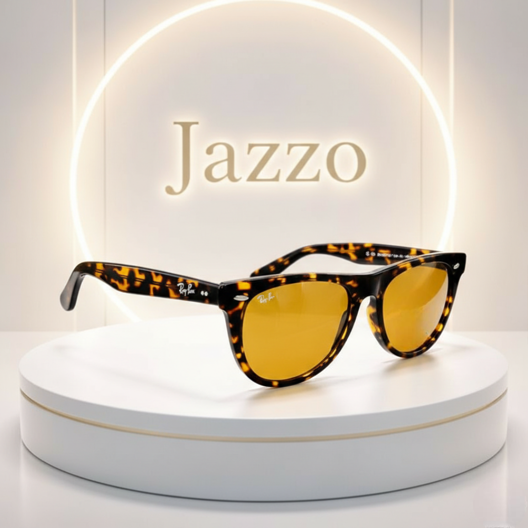 Ray-Ban Classic Wayferer Unisex Sunglass – Premium Black & Tortoise Frame Styles Model 2140 - Jazzo