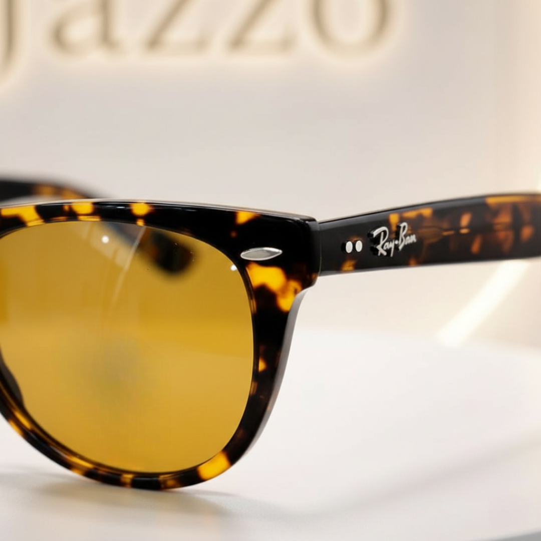 Ray-Ban Classic Wayferer Unisex Sunglass – Premium Black & Tortoise Frame Styles Model 2140 - Jazzo