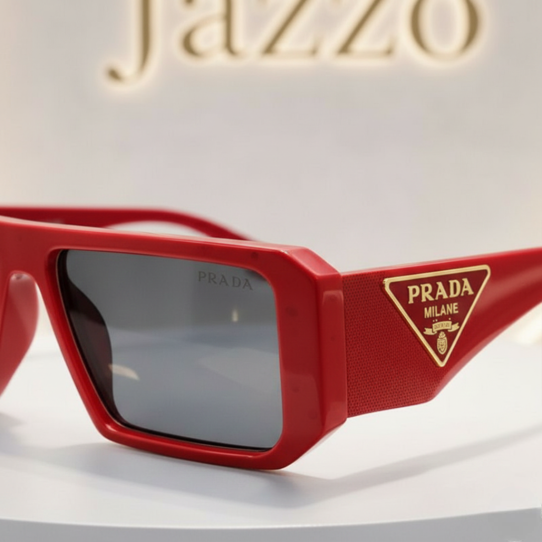 Prada 6032 | Bold Geometric Runway Sunglasses with Multi-Colors - Jazzo