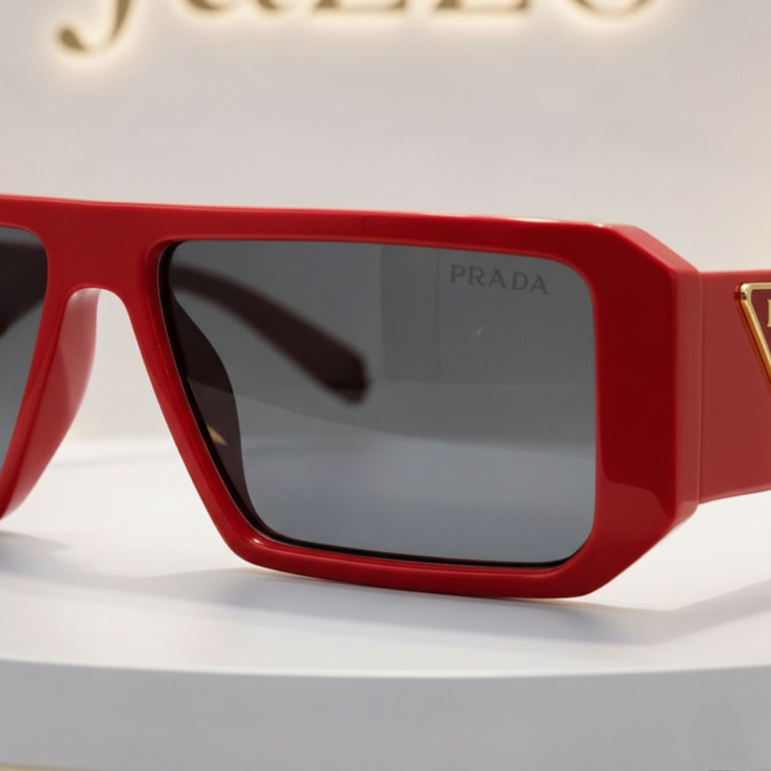 Prada 6032 | Bold Geometric Runway Sunglasses with Multi-Colors - Jazzo