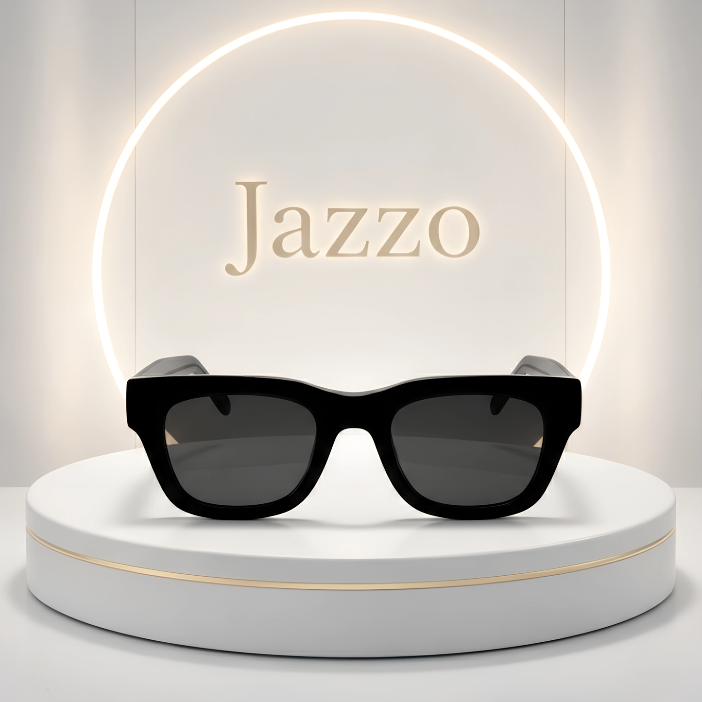 Prada-Inspired Geometric Bold – Premium Chunky Unisex Sunglasses - Jazzo