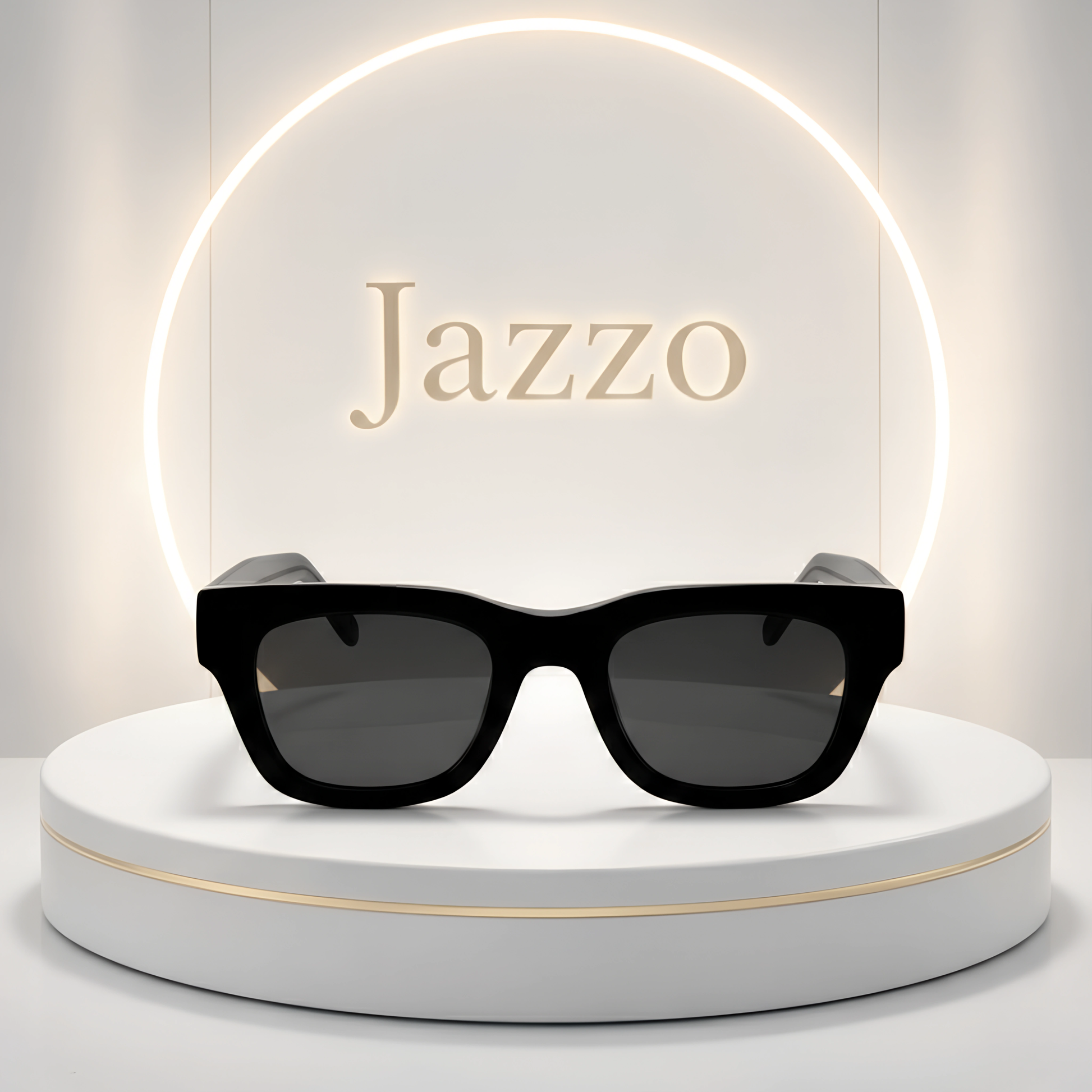 Prada-Inspired Geometric Bold – Premium Chunky Unisex Sunglasses - Jazzo