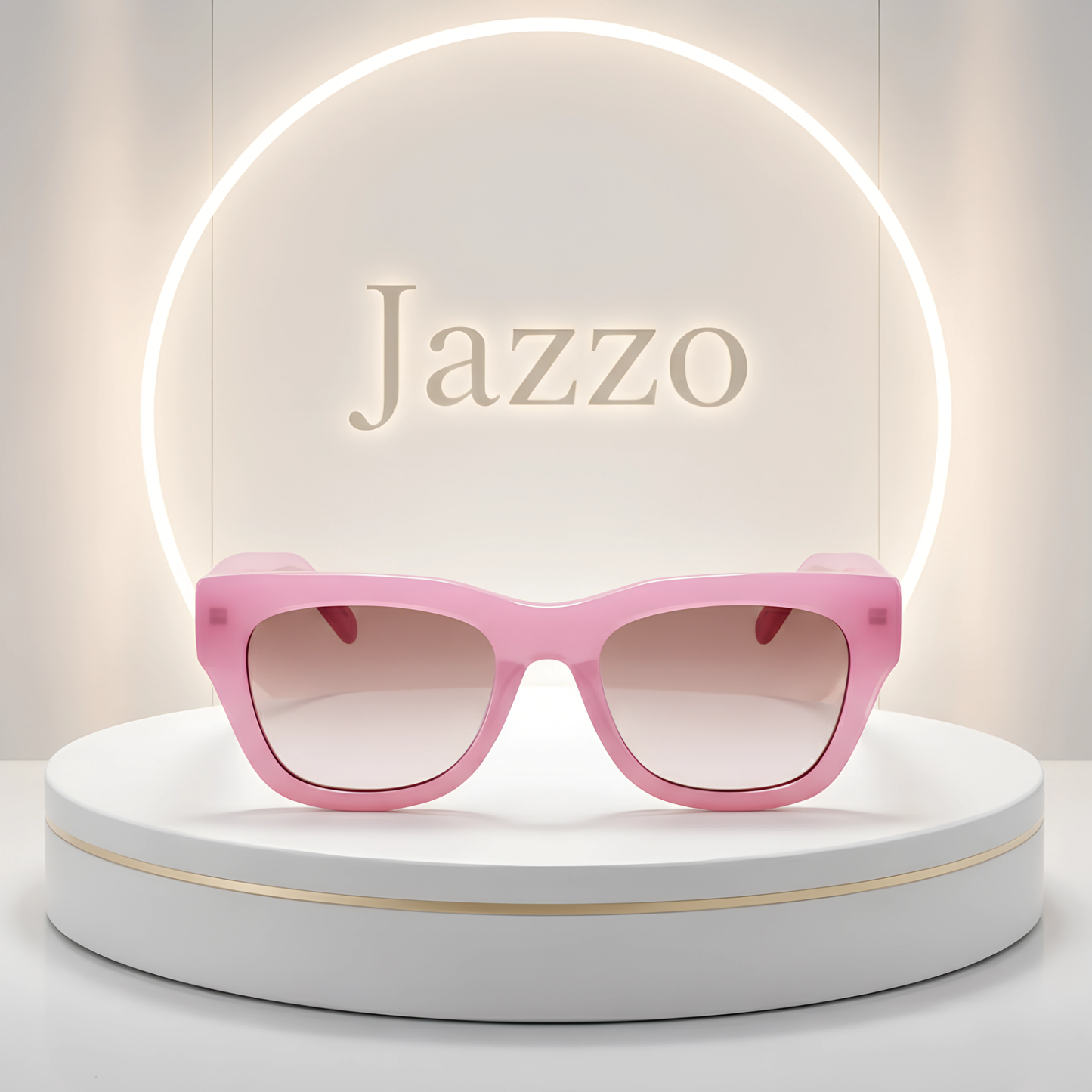 Prada-Inspired Geometric Bold – Premium Chunky Unisex Sunglasses - Jazzo