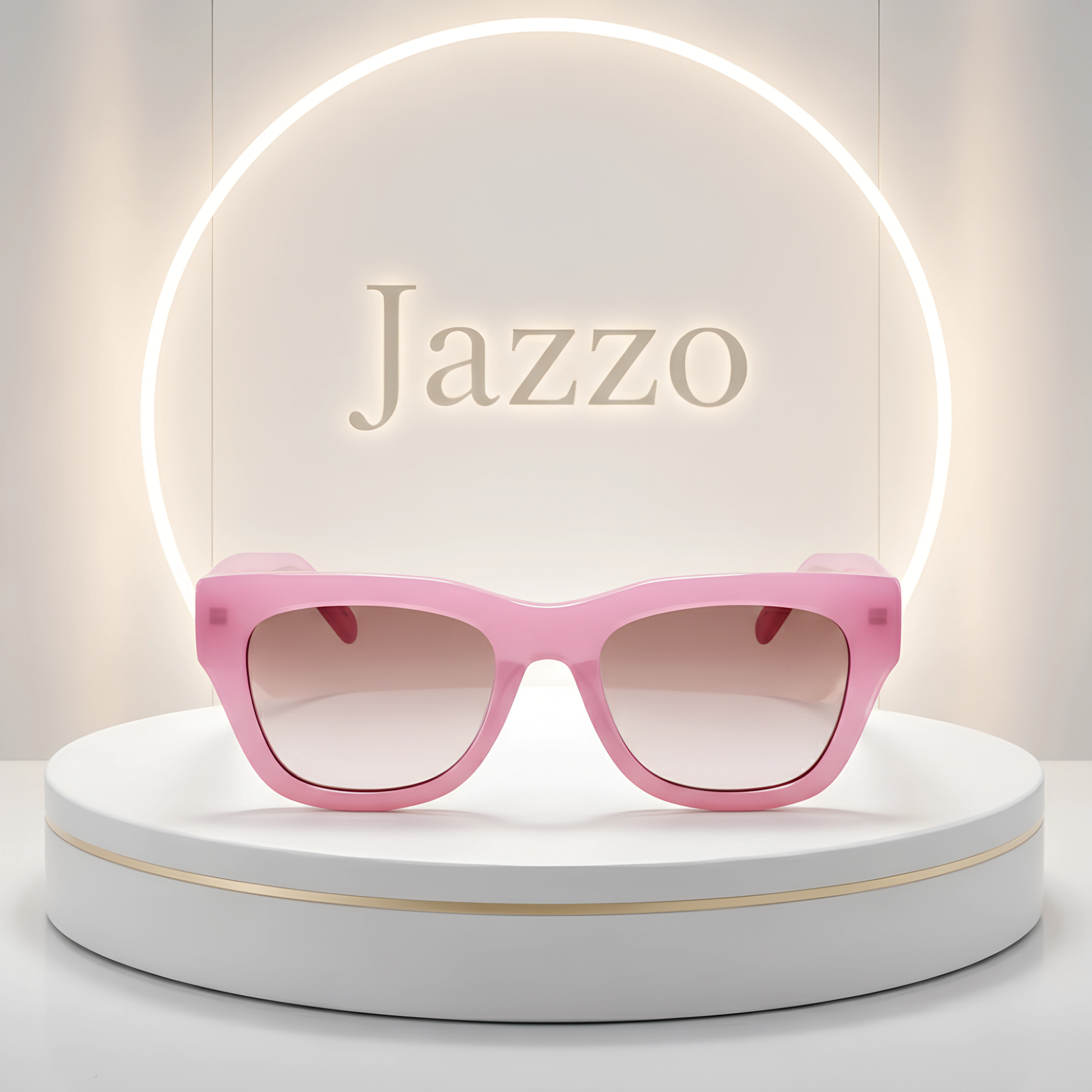 Prada-Inspired Geometric Bold – Premium Chunky Unisex Sunglasses - Jazzo